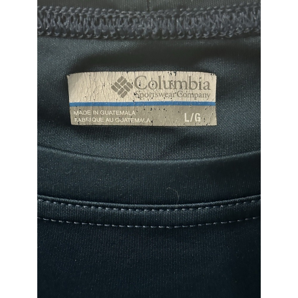 Columbia pfg terminal tackle long sleeve shirt Men's L Deep Blue - Picture 2 of 7